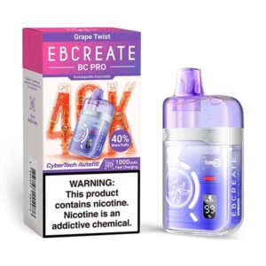 ebcrteate bc pro 40k disposable grape twist