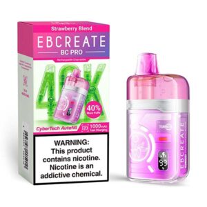 ebcrteate bc pro 40k disposable strawberry blend