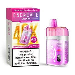 ebcrteate bc pro 40k disposable strawberry raspberry frost