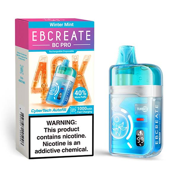 ebcrteate bc pro 40k disposable winter mint