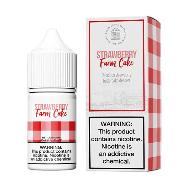 fresh farms 30ml salt e liquid strawberry farm cake fresh farms 30ml salt e liquid strawberry farm cake