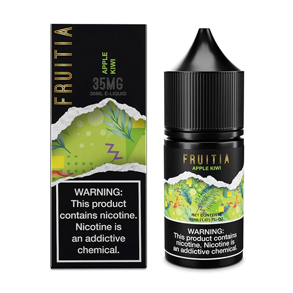 fruitia 30ml salt e liquid apple kiwi fruitia 30ml salt e liquid apple kiwi