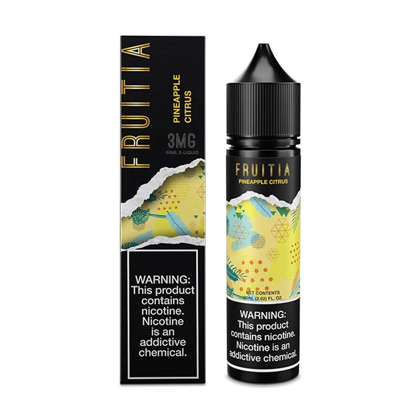 fruitia 60ml e liquid pineapple citrus fruitia 60ml e liquid pineapple citrus