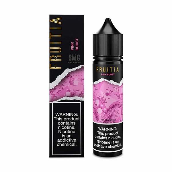 fruitia 60ml e liquid pink burst fruitia 60ml e liquid pink burst