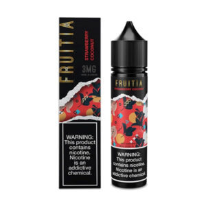 fruitia 60ml e liquid strawberry coconut
