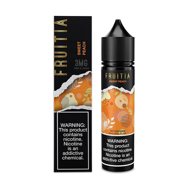 fruitia 60ml e liquid sweet peach fruitia 60ml e liquid sweet peach