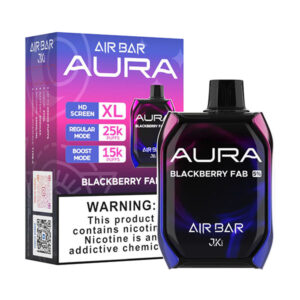 air bar aura 25k puff disposable blackberry fab