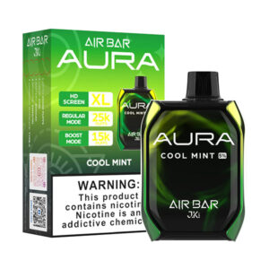 air bar aura 25k puff disposable cool mint