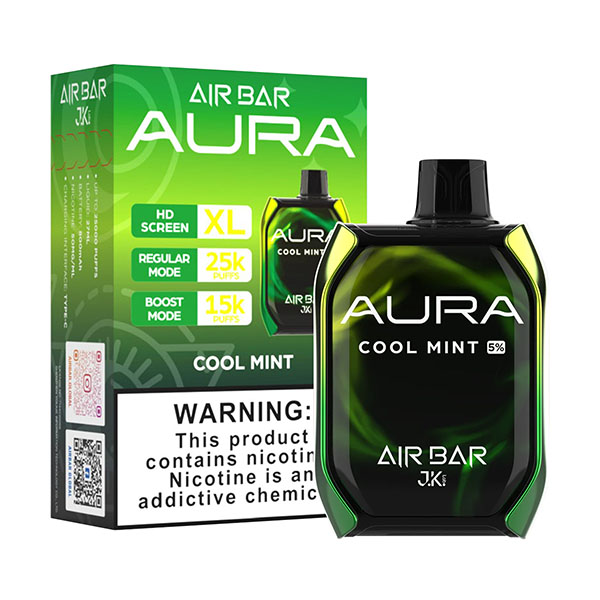 air bar aura 25k puff disposable cool mint