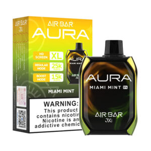air bar aura 25k puff disposable miami mint