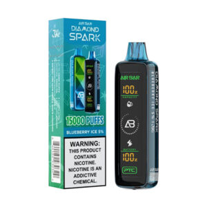 air bar diamond spark 15k puff disposable blueberry ice