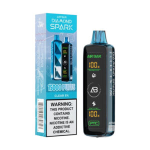 air bar diamond spark 15k puff disposable clear