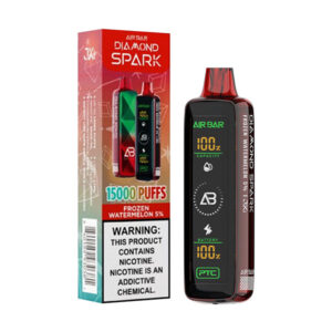 air bar diamond spark 15k puff disposable frozen watermelon