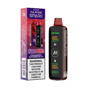 air bar diamond spark 15k puff disposable strawberry watermelon