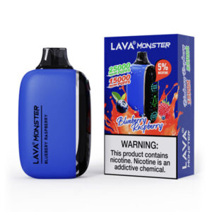 lava monster 25k puff disposable blueberry raspberry