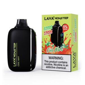 lava monster 25k puff disposable cool mint