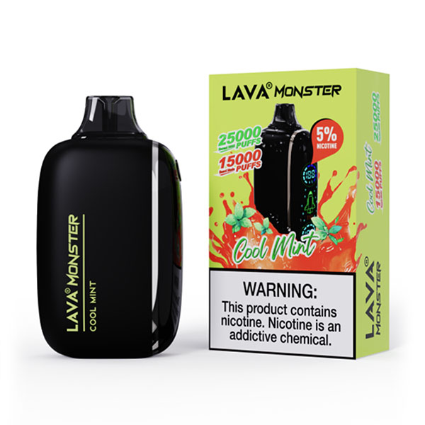 lava monster 25k puff disposable cool mint