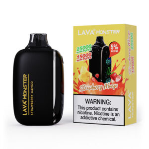 lava monster 25k puff disposable strawberry mango