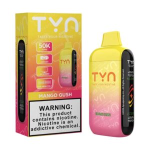 tyn 50k puff disposable mango gush