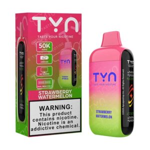 tyn 50k puff disposable strawberry watermelon