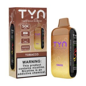 tyn 50k puff disposable tobacco
