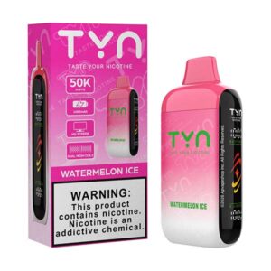tyn 50k puff disposable watermelon ice
