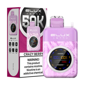 elux astra 50k puff disposable crazy berry