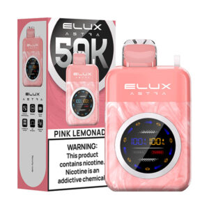 elux astra 50k puff disposable pink lemonade