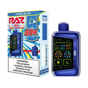 raz rx dew edition 50k puff code blue