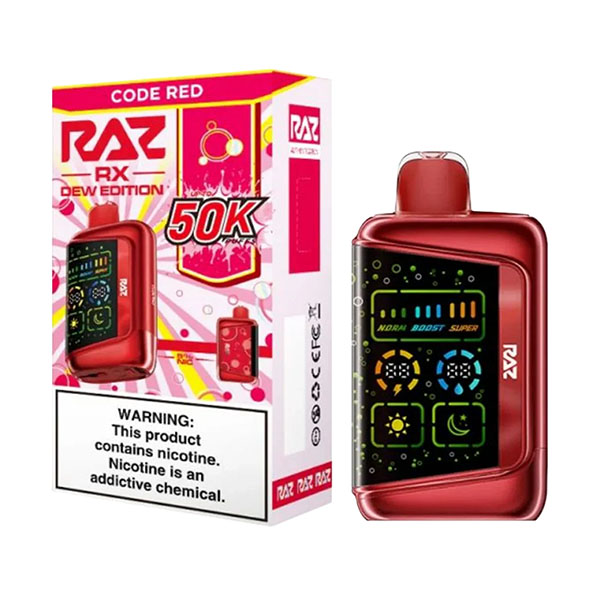raz rx dew edition 50k puff code red