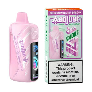 adjust myrusher 40k disposable sour strawberry dragon