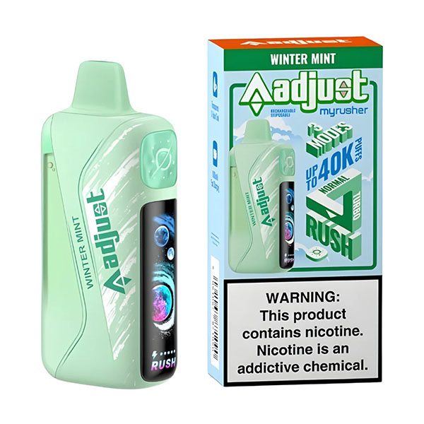 adjust myrusher 40k disposable winter mint