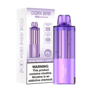dork bar pod 50k disposable sour berry candy