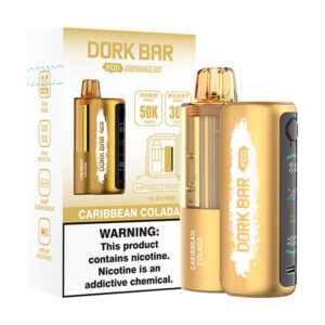 dork bar pod kit 50k disposable caribbean colada