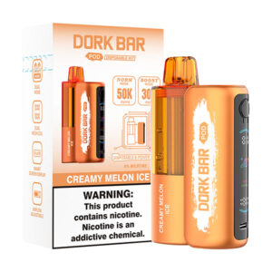 dork bar pod kit 50k disposable creamy melon ice