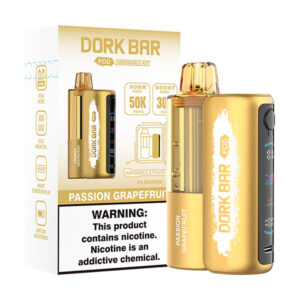 dork bar pod kit 50k disposable passion grapefruit