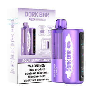 dork bar pod kit 50k disposable sour berry candy