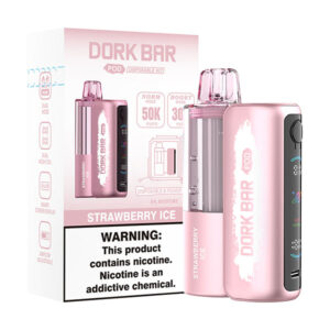 dork bar pod kit 50k disposable strawberry ice