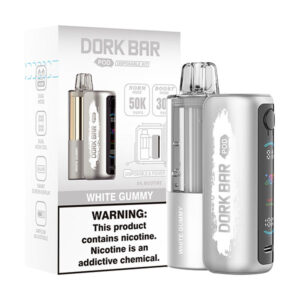 dork bar pod kit 50k disposable white gummy