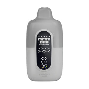 fifty bar silver series 2mg nic 20k puff disposable pineapple whip