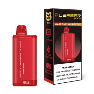 flerbar 8000 disposable watermelon breeze