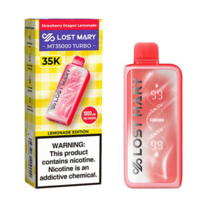 lost mary mt35000 turbo disposable strawberry dragon lemonade