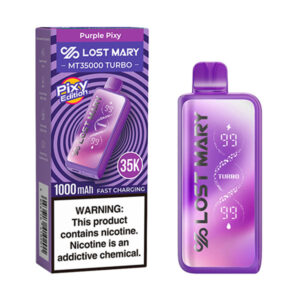 lost mary mt35000 turbo pixy edition disposable purple pixy