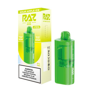 raz vue pod 50k disposable sour apple ice