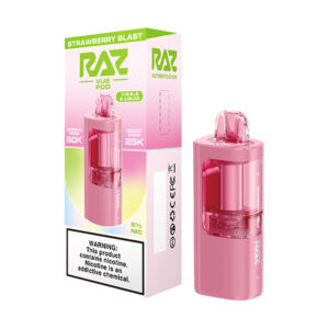 raz vue pod 50k disposable strawberry blast