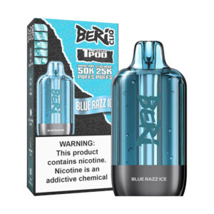 beri cliq pod 50k disposable blue razz ice