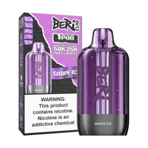 beri cliq pod 50k disposable grape ice