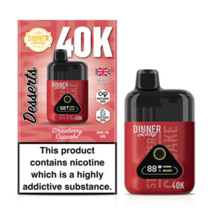 dinner lady desserts 40k strawberry cupcake