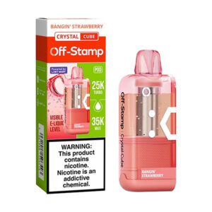 off stamp crystal cube pod 35k bangin strawberry