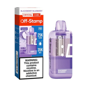 off stamp crystal cube pod 35k blackberry blueberry